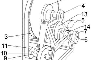 锂电池负极材料研磨传动机构