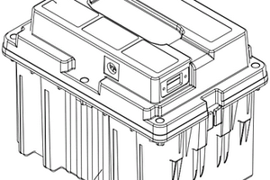 新能源电动车用具有散热结构的智能锂电池包