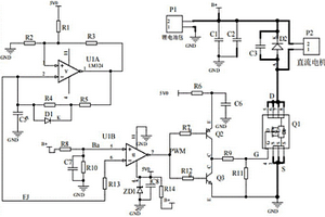 锂电池供电下电机转速补偿电路