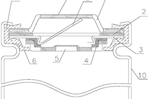 带防堵塞防爆片的锂电池盖帽