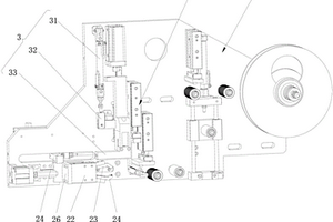 锂离子电池制片机的拉胶纸装置