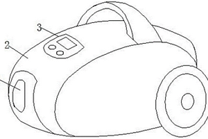 具有过热保护功能的锂电卧式吸尘器