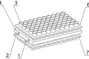 柱状锂离子电池组高效水冷散热装置