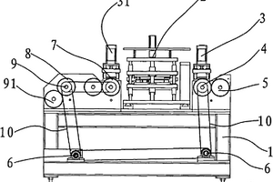新型全自动锂电池极片模切送料结构