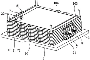 软包聚合物锂离子电池多片电芯成组正负极极耳连接结构