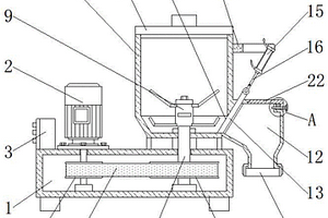 便于清理的锂电池高效混合机用排料装置