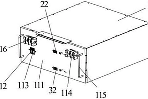 双BMS的锂离子电池组机箱结构
