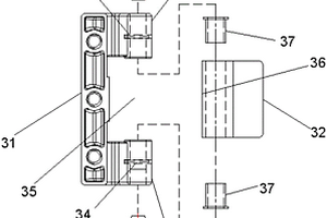 锂电池极片涂布烘箱电气控制柜用隐藏式铰链结构