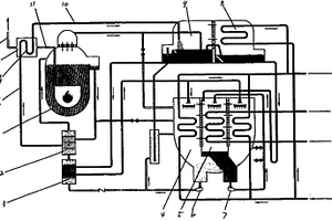 带烟气溶液热交换器的溴化锂吸收式冷、热水机组