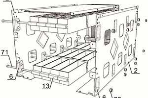 便于拆装的锂电储能模组机箱