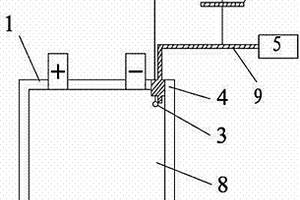 锂离子电池内部产气检测装置
