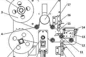 锂离子电池贴胶工艺的自动出胶带装置