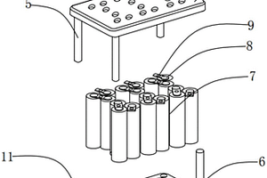 多串半锂电池组点焊专用治具