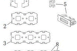 基于大圆柱锂离子电池组拼接式保护支架