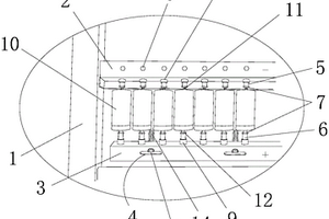 圆柱锂电池测试架的改进结构