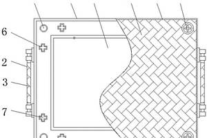 锂动力电池盖板防扭转结构