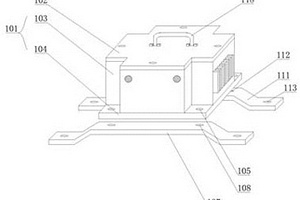 锂离子动力电池系统高压盒固定装置