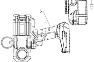 电动扳手电池防脱装置