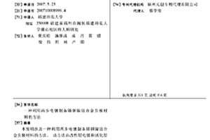 利用两步电镀制备锡铜镍钴合金负极材料的方法