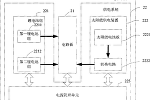 汽车内后视镜的供电系统和汽车内后视镜