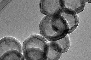 纳米笼状空心类富勒烯二硫化钼及其制备方法和应用