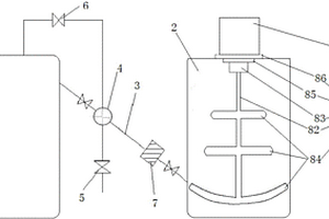 用于生产锂电池正极材料的反应装置