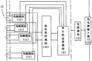 车用锂离子蓄电池均衡保护电路