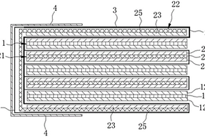 叠片锂离子电池结构