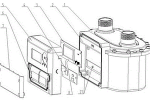 独立安装通讯模块的超声波燃气表
