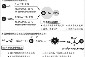 一类固体有机硅锌试剂及其制备方法及应用