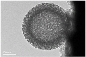 二氧化钼纳米颗粒/碳组装锯齿状纳米空心球材料及其制备和应用