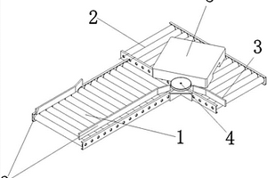 用于锂电池生产线托盘直角转弯的快速换向装置