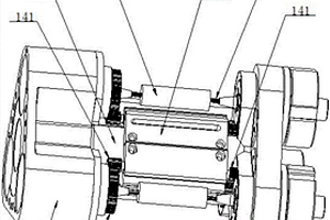 圆柱锂电池制片卷绕一体机卷绕头用齿轮传动装置