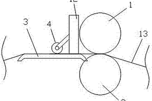 改善锂离子极片辊压褶皱的装置