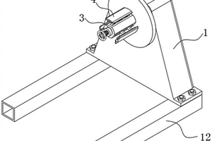 用于锂电池壳体生产的卷料锁紧构造