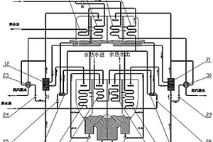 带凝水热回收的多段式第一类溴化锂吸收式热泵机组