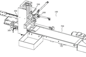 用于方形锂电池卷绕机的下料机构