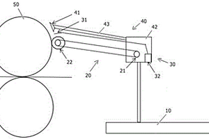 锂电极片辊压持续擦辊装置