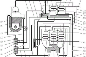 带单效热泵制热功能的直燃型溴化锂吸收式制冷机