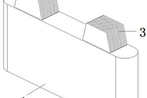 用于三元锂离子电池具有梯形结构的极耳