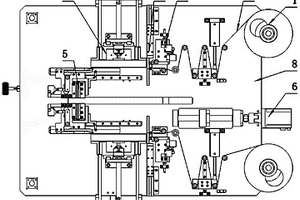 锂离子电池制片机贴胶装置