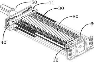 用于锂电池的卧式化成夹具