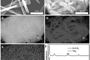 铁掺杂二氧化钒催化剂、制备方法及其在锂硫电池中的应用