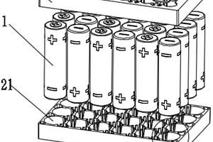 用于锂电池包的固定卡扣结构