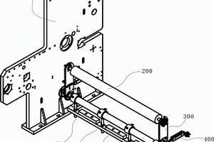 锂电池隔膜收卷机的摆辊装置