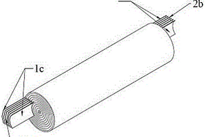 多极耳圆柱电池卷芯及锂离子电池