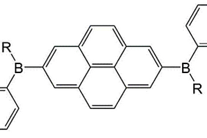 芘基硼烷分子电子材料及其制备方法