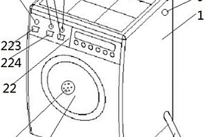 具有长效通风消毒功能的滚筒洗衣机