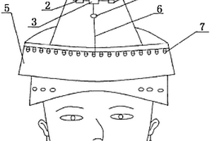 铜铟镓硒薄膜太阳能电池应用在头部饰品上的发光装置