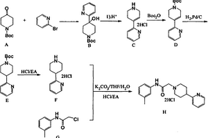 多巴胺D4受体激动剂A-412997盐酸盐的生产方法